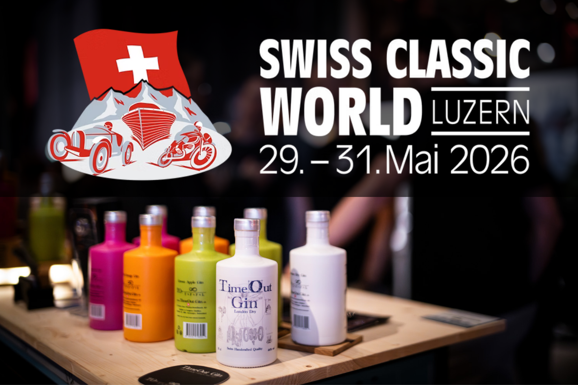 TimeOut Gin an der Swiss Classic World Luzern 2026 🍸